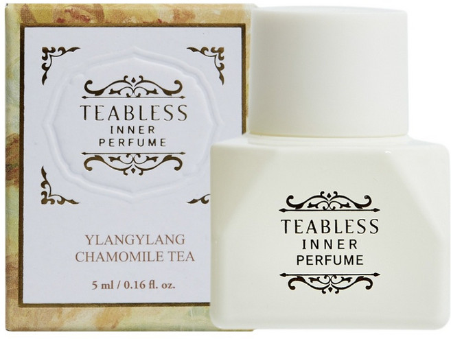 TEABLESS 洋甘菊茶私密處香水 女性潔淨液 花香, 1個, 5g