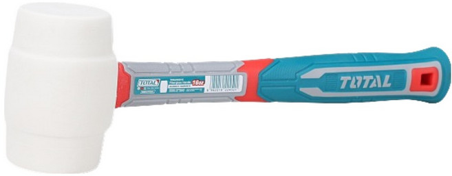 토탈툴스 토탈공구 탄련 고무망치 화이트, 1개, THRUH6916