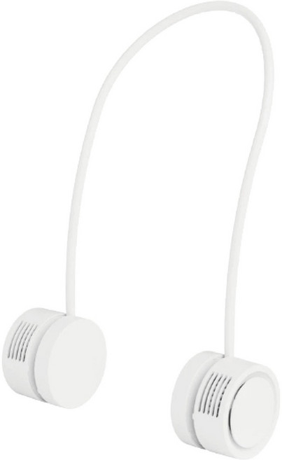 OFFICE1 無印風無葉掛脖風扇, O0019, 白色