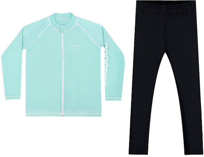 아쿠아티카 래쉬가드 집업 + 워터레깅스 세트 AQAJJ452-AQA415