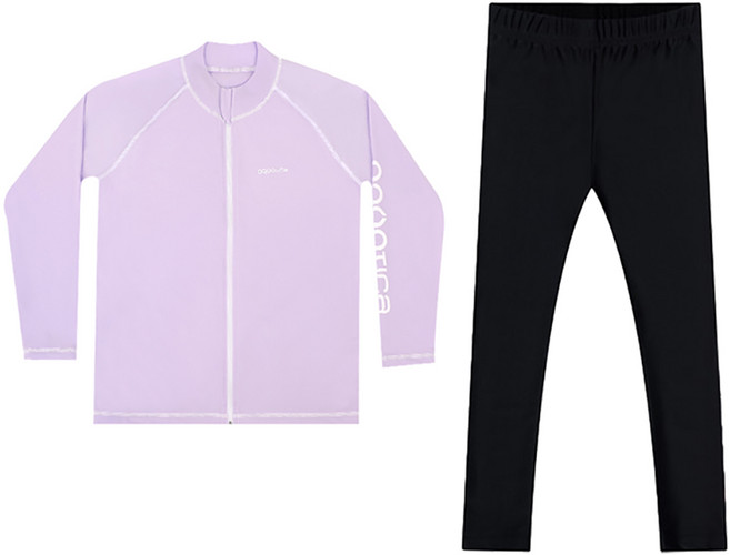 아쿠아티카 아동용 래쉬가드 집업 + 워터레깅스 세트 AQAJJ452-AQA415