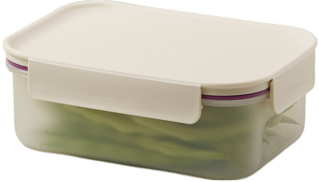 락앤락 프레쉬 프로텍트 밀폐용기 아이보리, 1개, 910ml