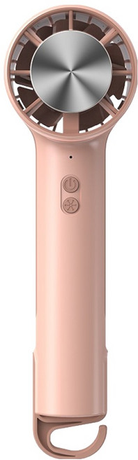 도이도이 심플 쿨링 무선 에어컨 미니 무소음 캠핑용 휴대용 손 선풍기, dOI-H01, 핑크