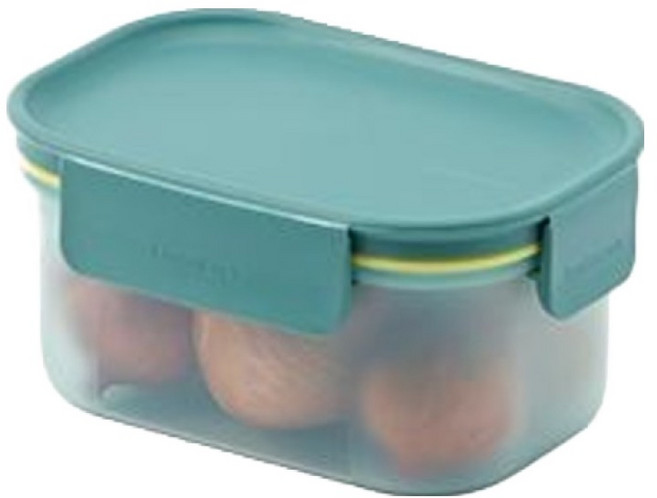 락앤락 프레쉬 프로텍트 밀폐용기 그린, 1개, 385ml