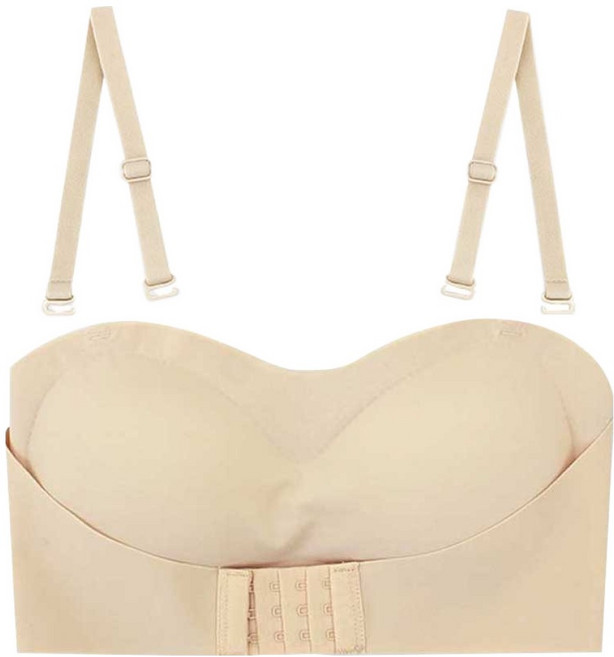 아이뿜 여아용 심리스 노와이어 어깨끈 탈부착 튜브탑 모달감촉 실크 학생 브라