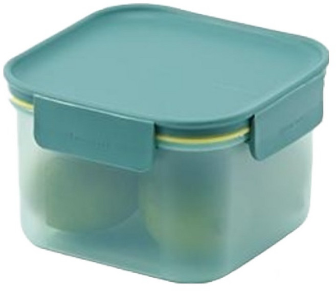 락앤락 프레쉬 프로텍트 밀폐용기 그린, 1개, 860ml