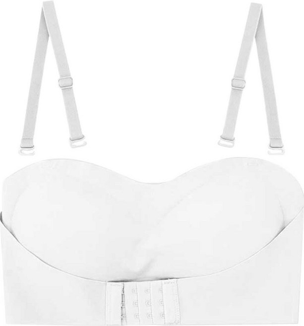 아이뿜 여아용 심리스 노와이어 어깨끈 탈부착 튜브탑 모달감촉 실크 학생 브라