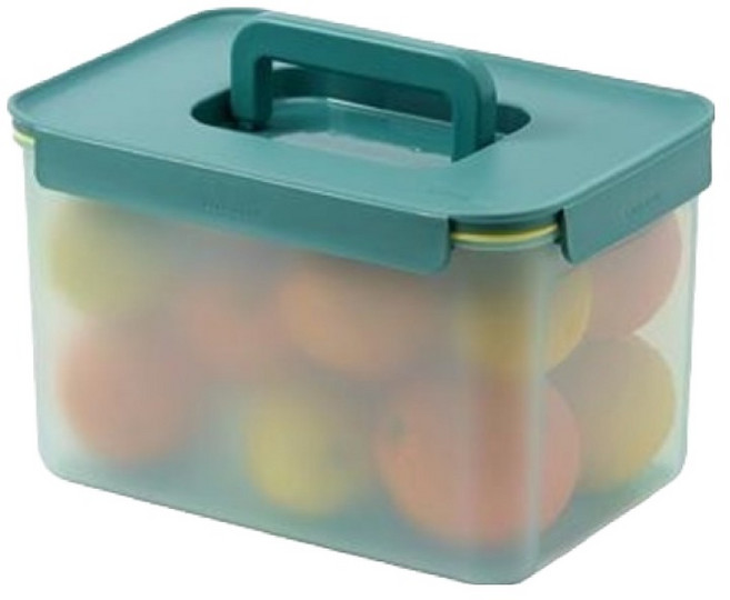 락앤락 프레쉬 프로텍트 밀폐용기 핸들형 그린, 1개, 6L