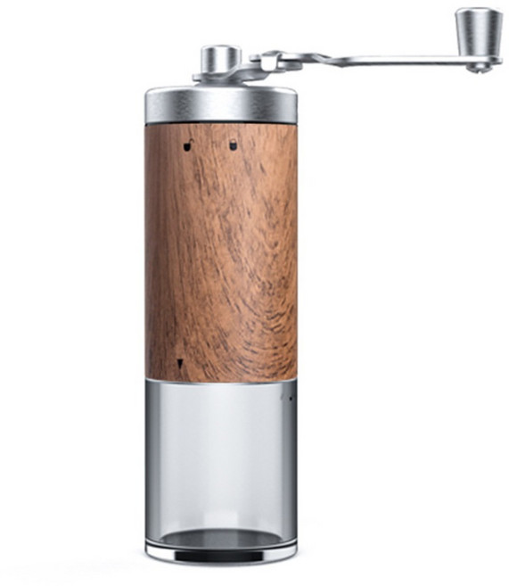 小麥購物 便攜磨豆機 L2298, 木紋色, 1個, 20ml