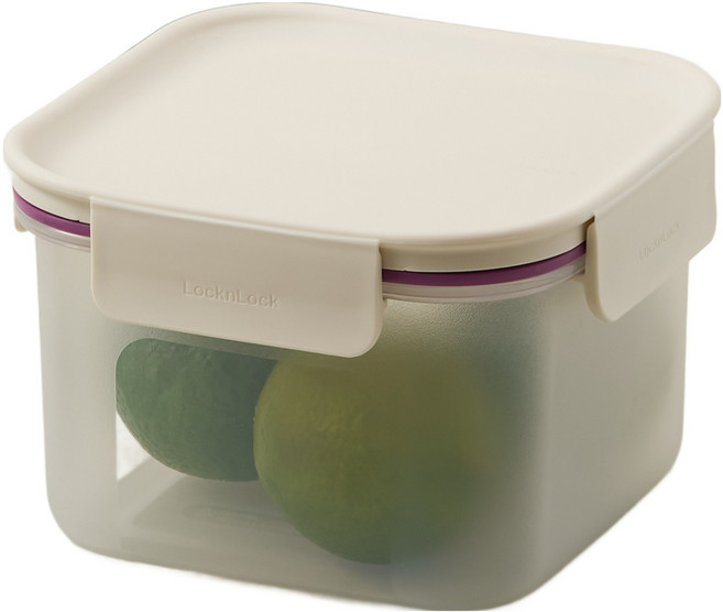 락앤락 프레쉬 프로텍트 밀폐용기 아이보리, 1개, 860ml