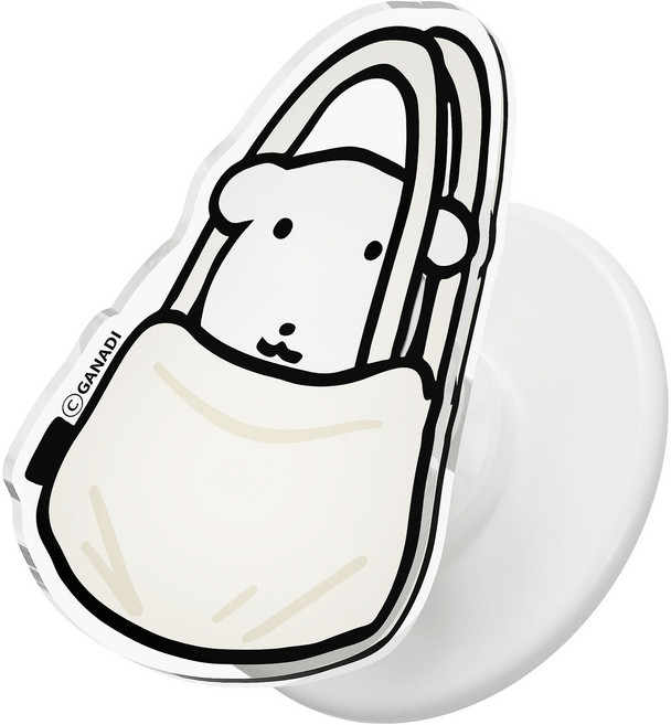 MOLAN CANO Ganadi Design MagSafe 壓克力手機支架 偷看, 1個, 混合顏色