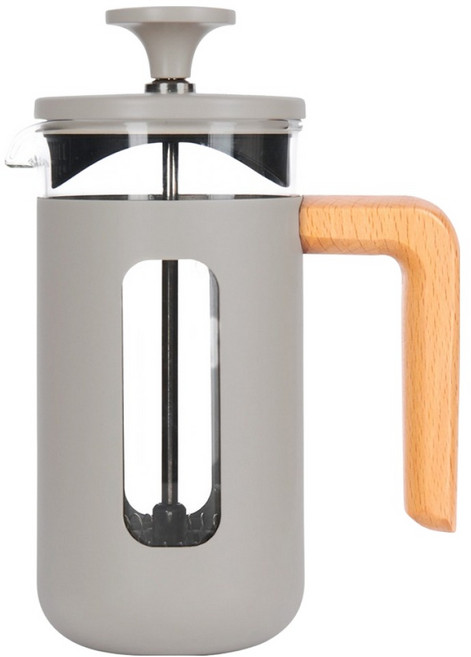 LA CAFETIERE 法式濾壓壺 奶茶灰, 350ml, 1個