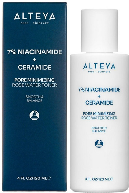 ALTEYA organics 保加奧圖 毛孔收縮玫瑰水化妝水, 1個, 120ml