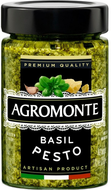 AGROMONTE 羅勒青醬, 200g, 1個