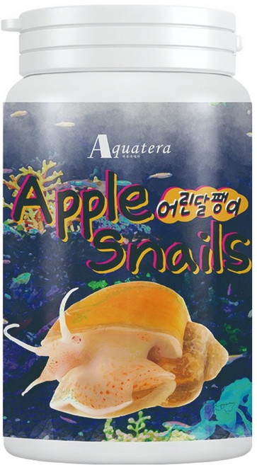 아쿠아테라 애플스네일 어린 달팽이 사료, 250g, 1개