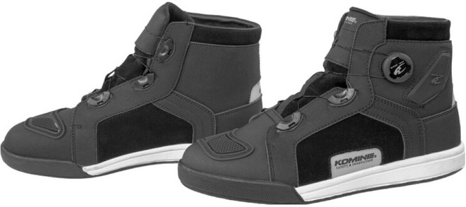 코미네 DIAL FIT WP MICROFIBER 라이딩 스니커즈 BK-300, BLACK