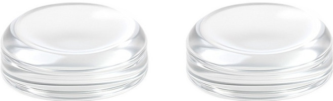 스페이스쉴드 닌텐도스위치 2 조이콘 호환 퓨어 투명 젤리 스키니 스틱 캡, 2개