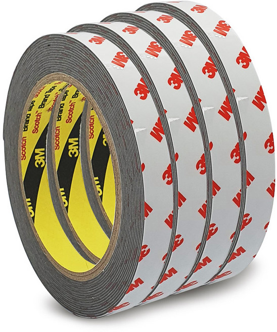 쓰리엠 아크릴 폼 그레이 양면테이프 12mm x 5m, 4개