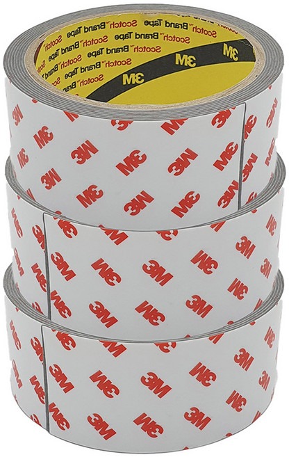 쓰리엠 아크릴 폼 그레이 양면테이프 40mm x 2m, 3개