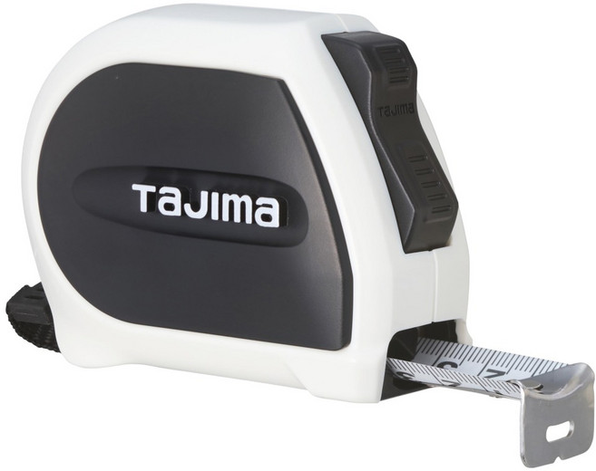 TaJIma 田島 自動固定捲尺STD 台尺 SSS2555S-TW 5.5m x 25mm, 1個