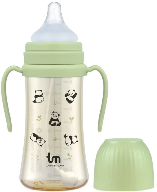 토비앤몰리 PPSU 포포 빨대젖병, 1개, 그린 - 쿠팡
