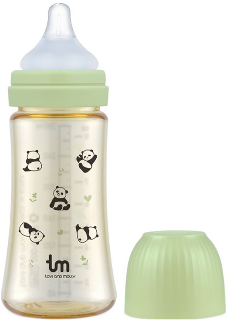 토비앤몰리 PPSU 포포 싱글젖병, 그린, 280ml, 1개