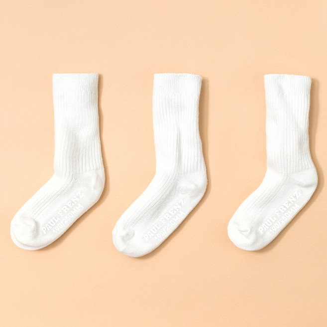 PAUL FRENZ 兒童用單一尺寸日常襪子3雙