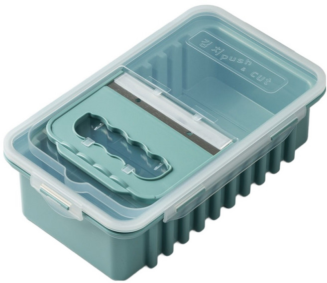 혼시티 김치 자르미 멀티 다용도 밀폐용기 민트, 1개, 3L