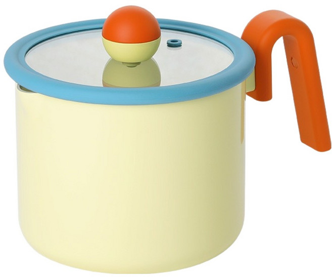 네오플램 인덕션 대니쉬 멀티 케틀팟, 16cm, 옐로우, 1개