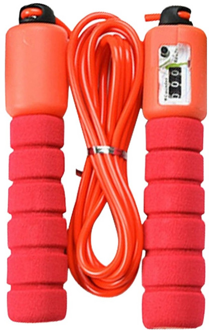 셀리빙 성인용 전문 카운팅 줄넘기, 레드, 1개