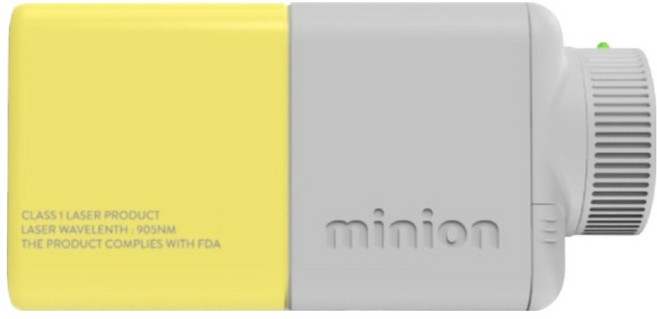 캐디톡 미니온 거리측정기, 그레이 + 옐로우, 1개