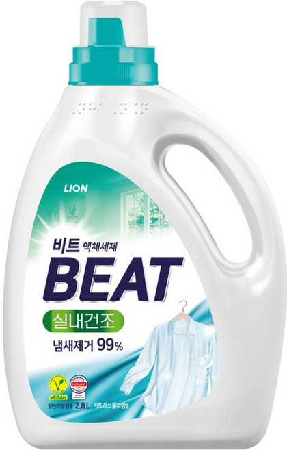 Beat 室內晾乾液體洗衣精 柑橘花香, 1個, 2.8L