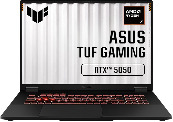 에이수스 2025 TUF 게이밍 A18 라이젠7 라이젠 200 시리즈 지포스 RTX 5050, 예거 그레이, 512GB, 16GB, Free DOS, FA808UH-S8030