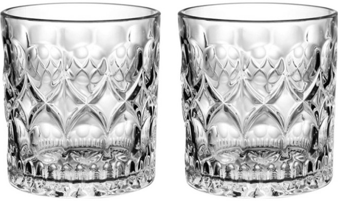 스택잇 온더락 언더락 위스키잔 360ml 레플리카, 2개