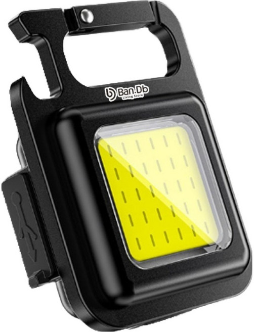 반디비 휴대용 LED 후레쉬 충전식 미니 랜턴 300Ah, 혼합색상, 1개