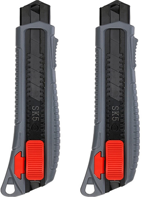 스탠맨 오토락 SK5 대형 커터칼 25mm, 2개