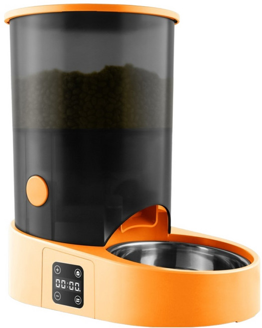바비온 반려동물 스마트 자동 급식기 3L, 1.15kg, 오렌지, 1개