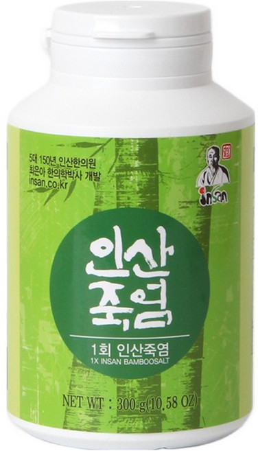 insan 單次烘焙竹鹽, 1個, 300g
