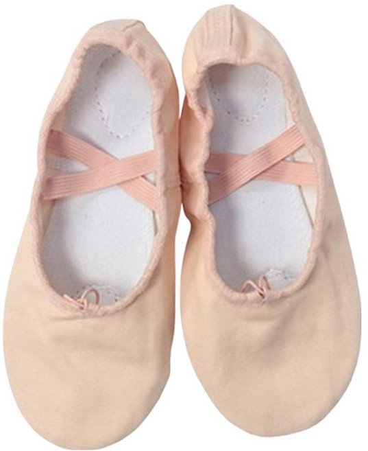 KID'S BALLETMALL 女童款布製芭蕾舞鞋