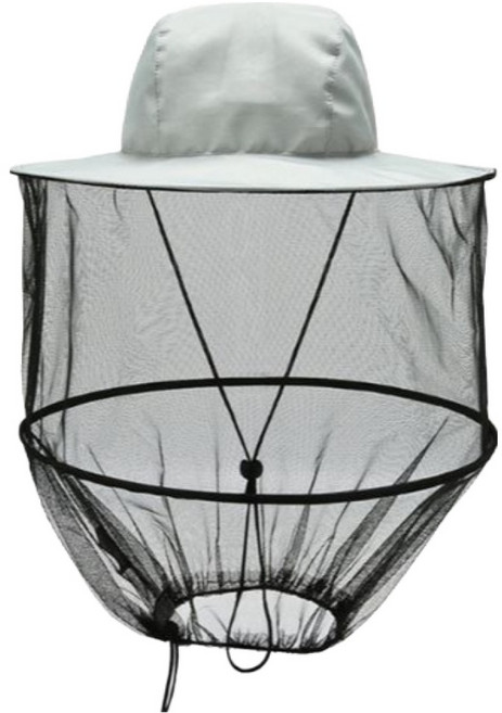 얼굴 보호 방충 양봉 모자, 그레이