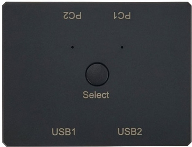 컴스 2:2 USB 2.0 수동 선택기 2대2 스위치