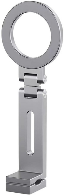 뉴토피아 다기능 자석 여행용 휴대폰 스탠드 거치대, Silver, 1개