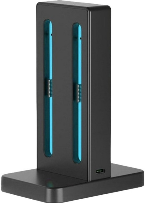 LAN Star 任天堂 Switch 2 Joy-Con 2 充電座 LED燈 充電底座 充電器 DOBE, 黑色, 1個, LS-NT2-DOCK