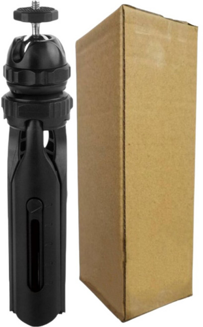 루네온 세련된 휴대용 빔프로젝터 거치 삼각대 + 박스 세트, 1세트, 검정색