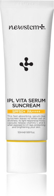 뉴스템 알엑스 아이피엘 비타 세럼 선크림 SPF50+ PA++++, 1개, 50ml