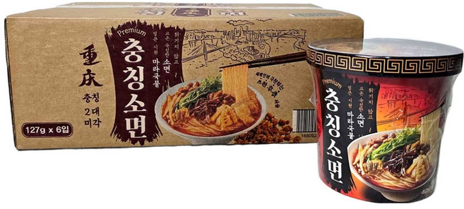 하늘처럼 충칭소면 127g, 6개