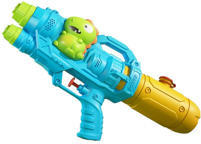 Polar角色雙噴嘴水槍, 1個, 恐龍藍