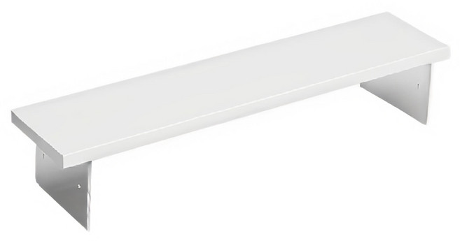 小麥購物 壓克力懸浮螢幕增高架 L1203 50cm, 白色, 1個