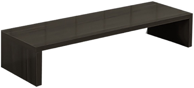 小麥購物 螢幕增高架 50 x 20 x 8cm 1層, 黑色, 1個