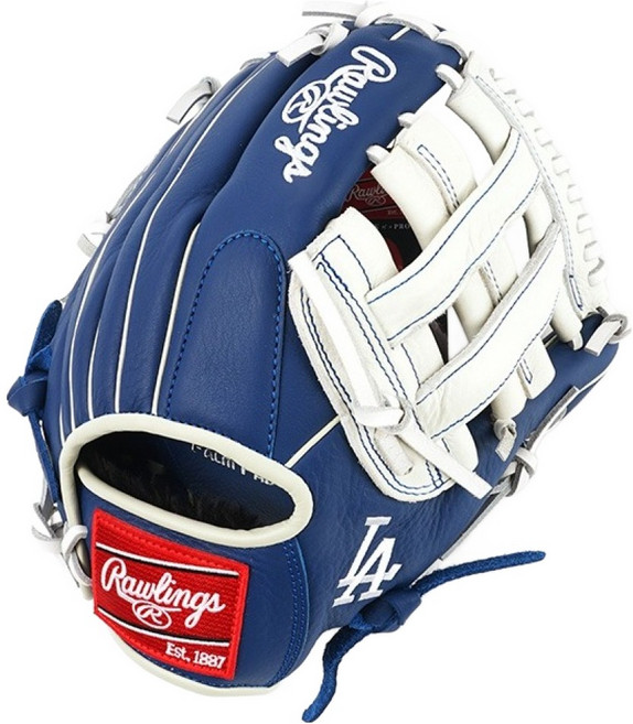 롤링스 셀렉트 프로 라이트 스페셜 오더 MLB 팀 로고 글러브 GHW5SPLNA-6-LAD, 로열, 1개